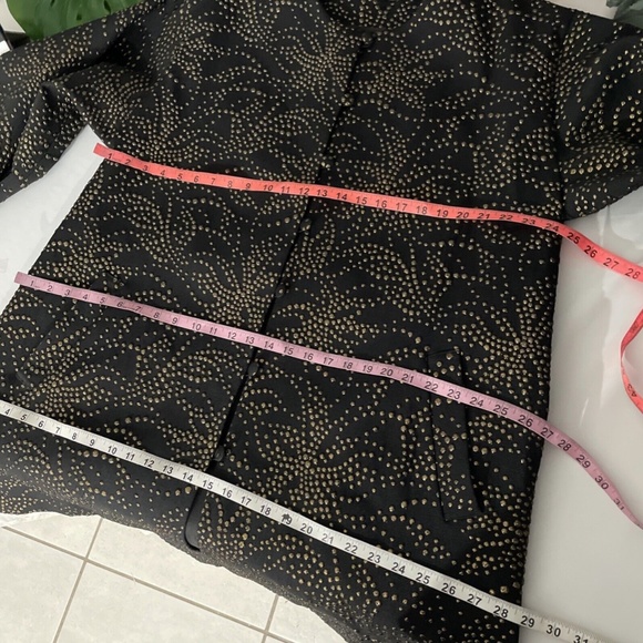 NEW $388 Tadashi Shoji [ XL ] Pollux‎ Droplet Oversized Jacquard Coat - Picture 7 of 16